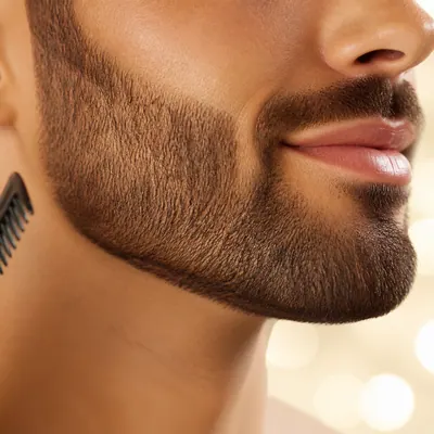 Campaign photograph illustrating Beard trim