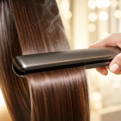 Campaign photograph illustrating Keratin treatment (Creatine)