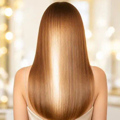 Campaign photograph illustrating Women's straight blow-dry