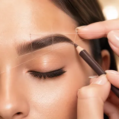 Campaign photograph illustrating Permanent makeup — consultation