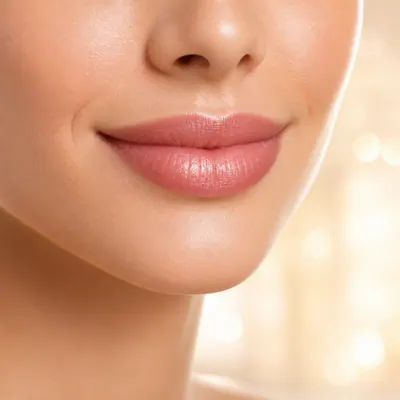 Campaign photograph illustrating Permanent makeup — lips