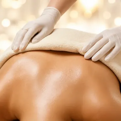 Campaign photograph illustrating Back facial