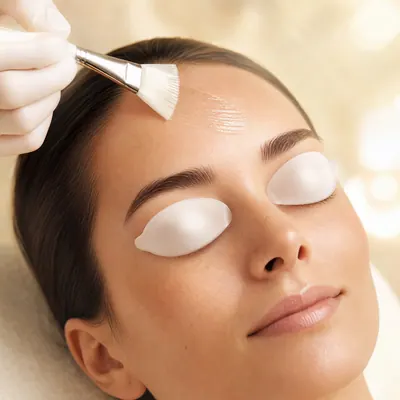 Campaign photograph illustrating Chemical peel