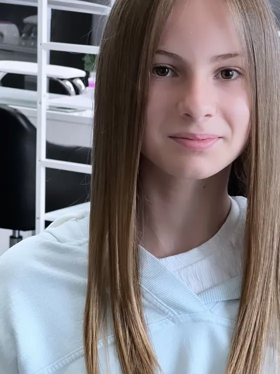 Long straight cut for younger clients